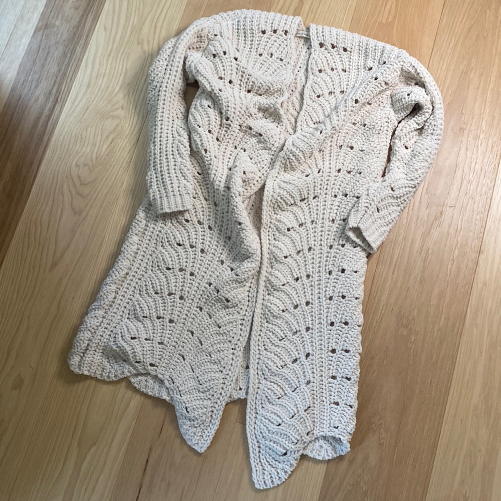 Moon & Madison chenille duster sweater - never worn!
